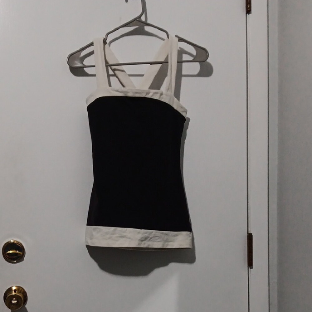 Kate Spade & Beyond Yoga  Black and Cream Camisole